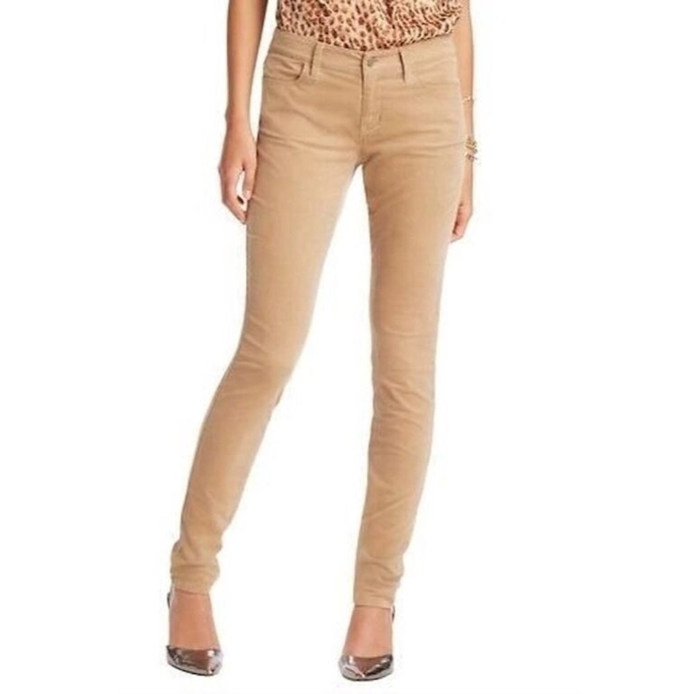 LOFT Tan Modern Skinny Corduroy Pants - 26 / 2P